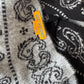 Cashmere Schal The Wild Rag in Black/Heather Grey