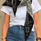 Cashmere Schal The Wild Rag in Black/Heather Grey
