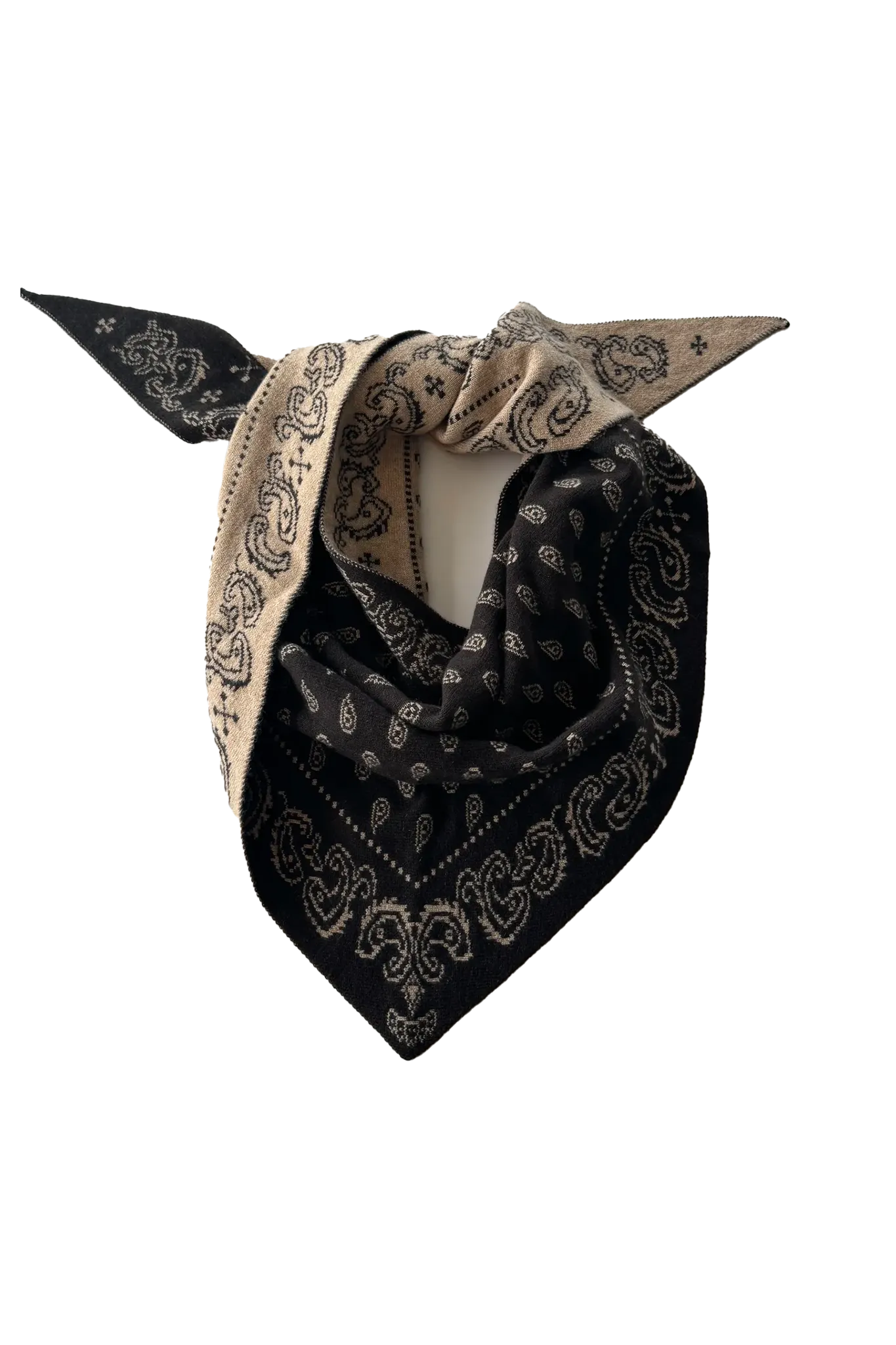Cashmere Schal The Wild Rag in Burnt Cocoa/Dune