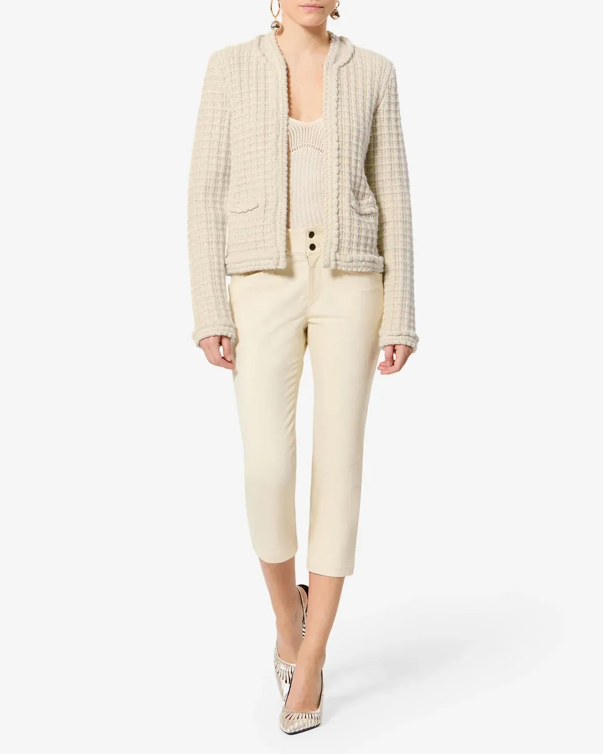 Cardigan Hortense in Ecru