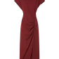 Kleid Nadela in Dark Burgundy