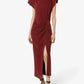 Kleid Nadela in Dark Burgundy