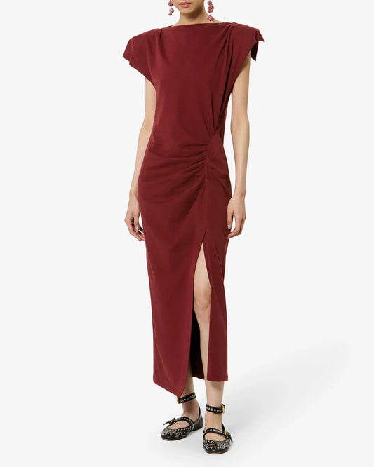 Kleid Nadela in Dark Burgundy