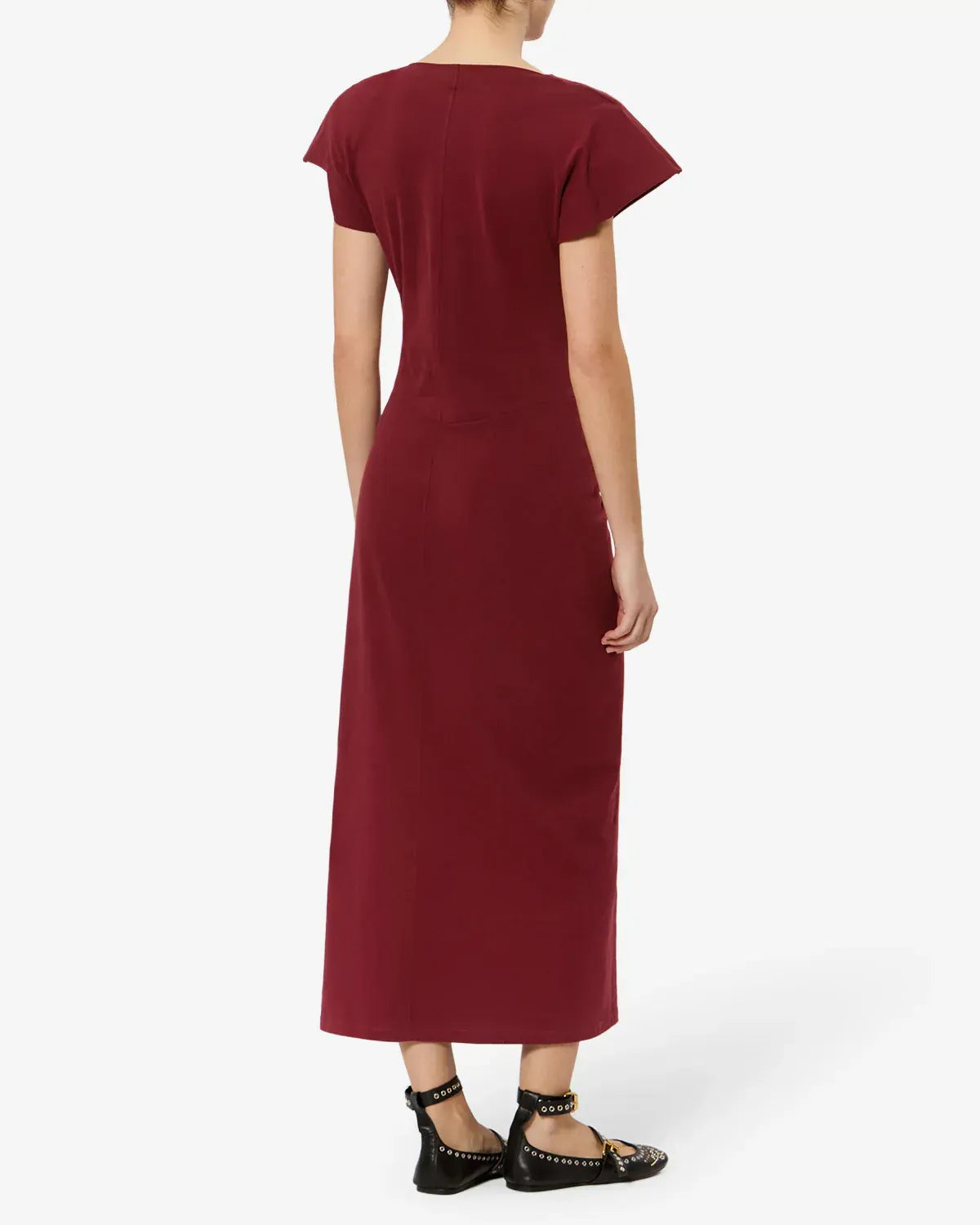 Kleid Nadra in Dark Burgundy