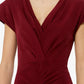 Kleid Nadra in Dark Burgundy