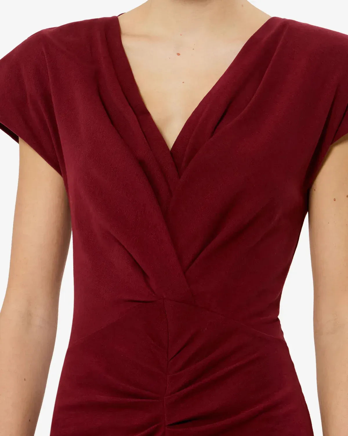 Kleid Nadra in Dark Burgundy