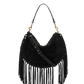 Tasche Oskan Soft Zipped Fringe in Black