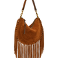 Tasche Oskan Soft Zipped Fringe in Cognac
