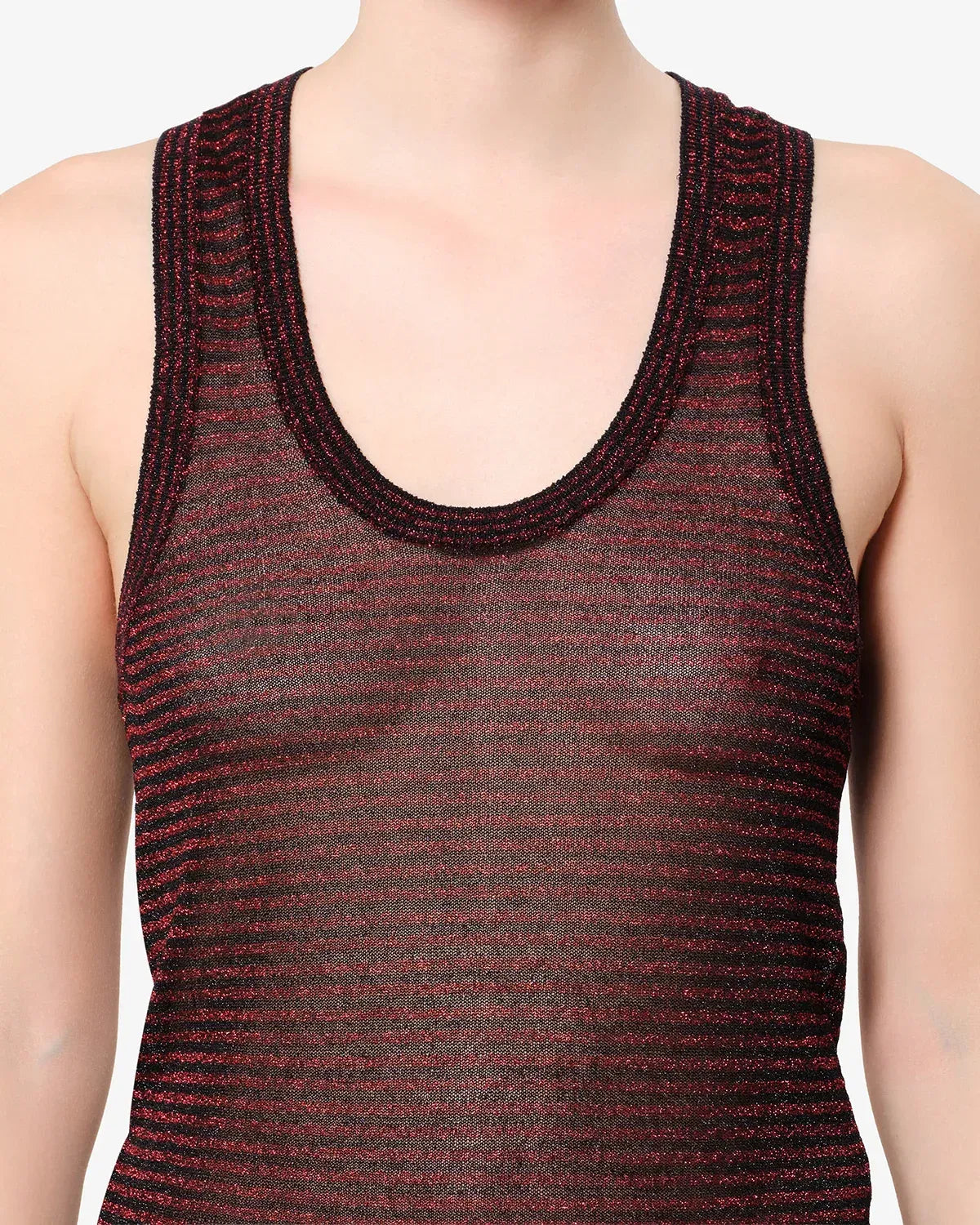 Top Cevara in Black/Red