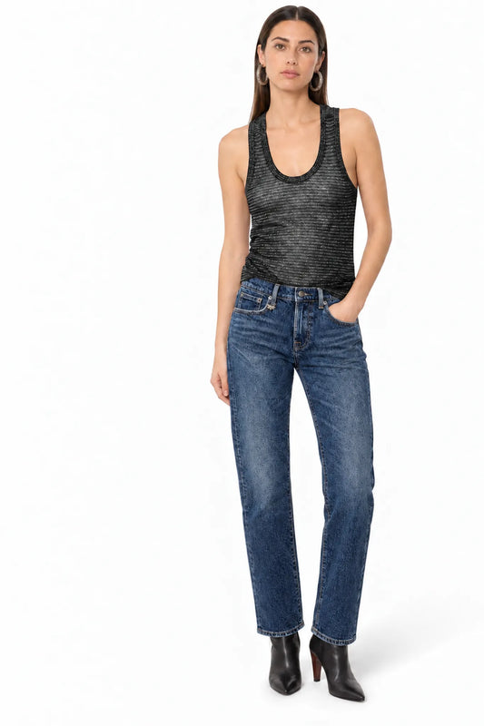 Top Cevara in Black/Silver