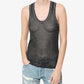 Top Cevara in Black/Silver