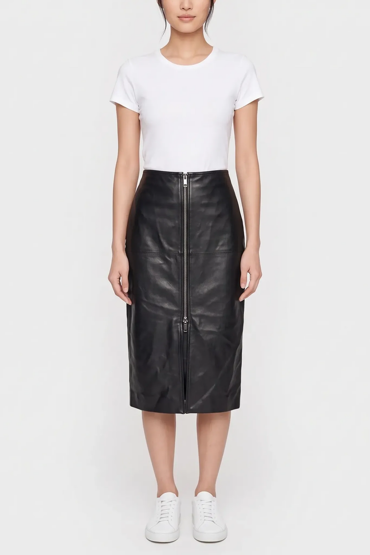 Lederrock Ediaz in Black