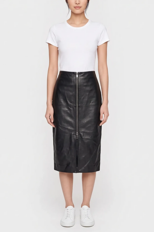 Lederrock Ediaz in Black