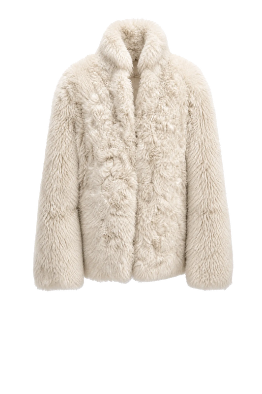 Lammfelljacke Cleo in Cream
