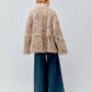 Lammfelljacke Cleo in Macchiato