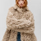 Lammfelljacke Cleo in Macchiato