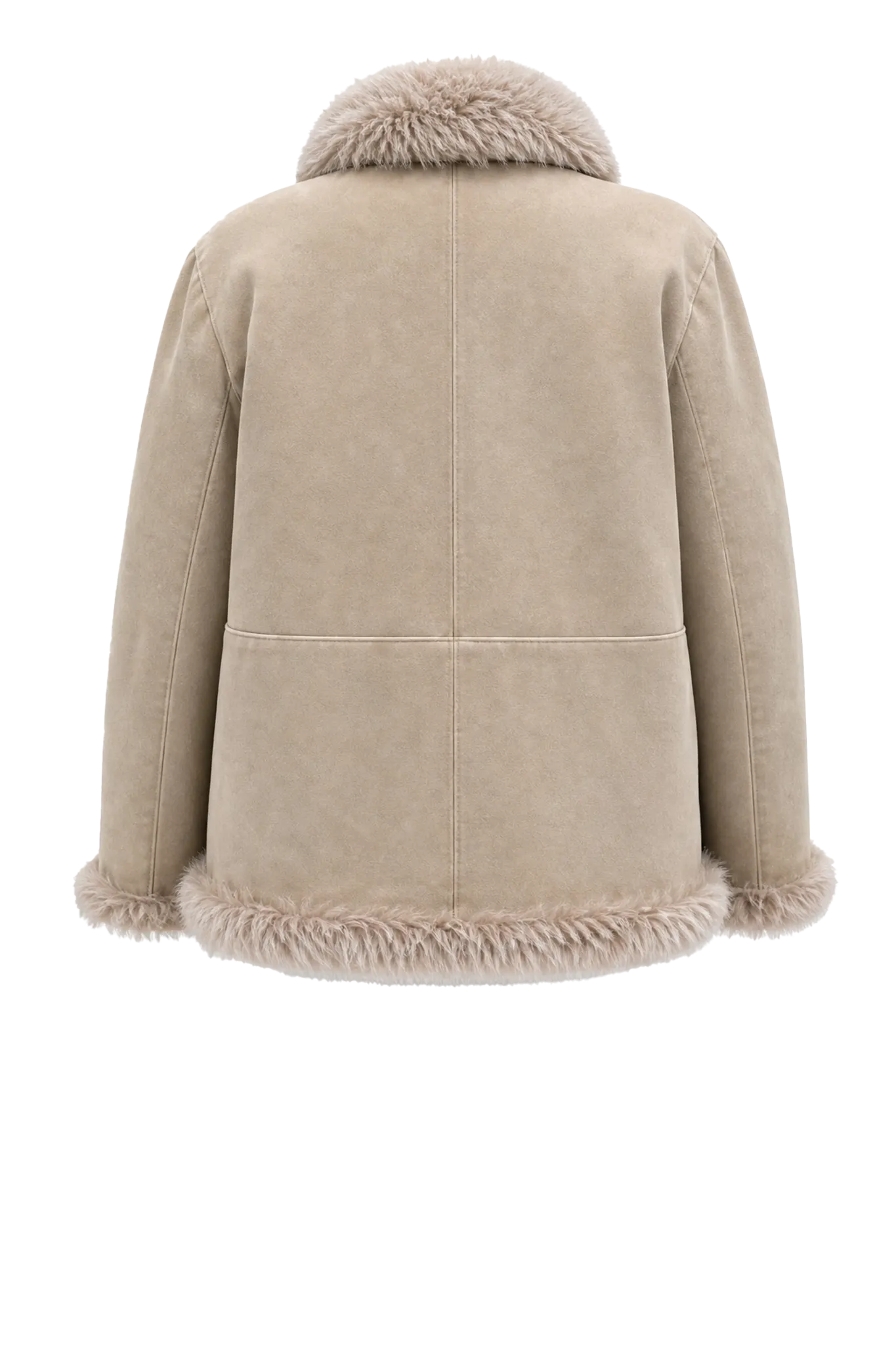 Lammfelljacke Cleo in Macchiato