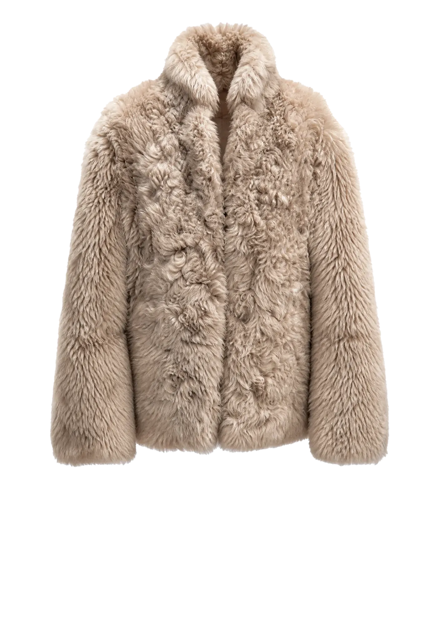 Lammfelljacke Cleo in Macchiato