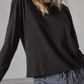 Longsleeve Boxy in Black