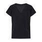 Deep V T-Shirt in Black