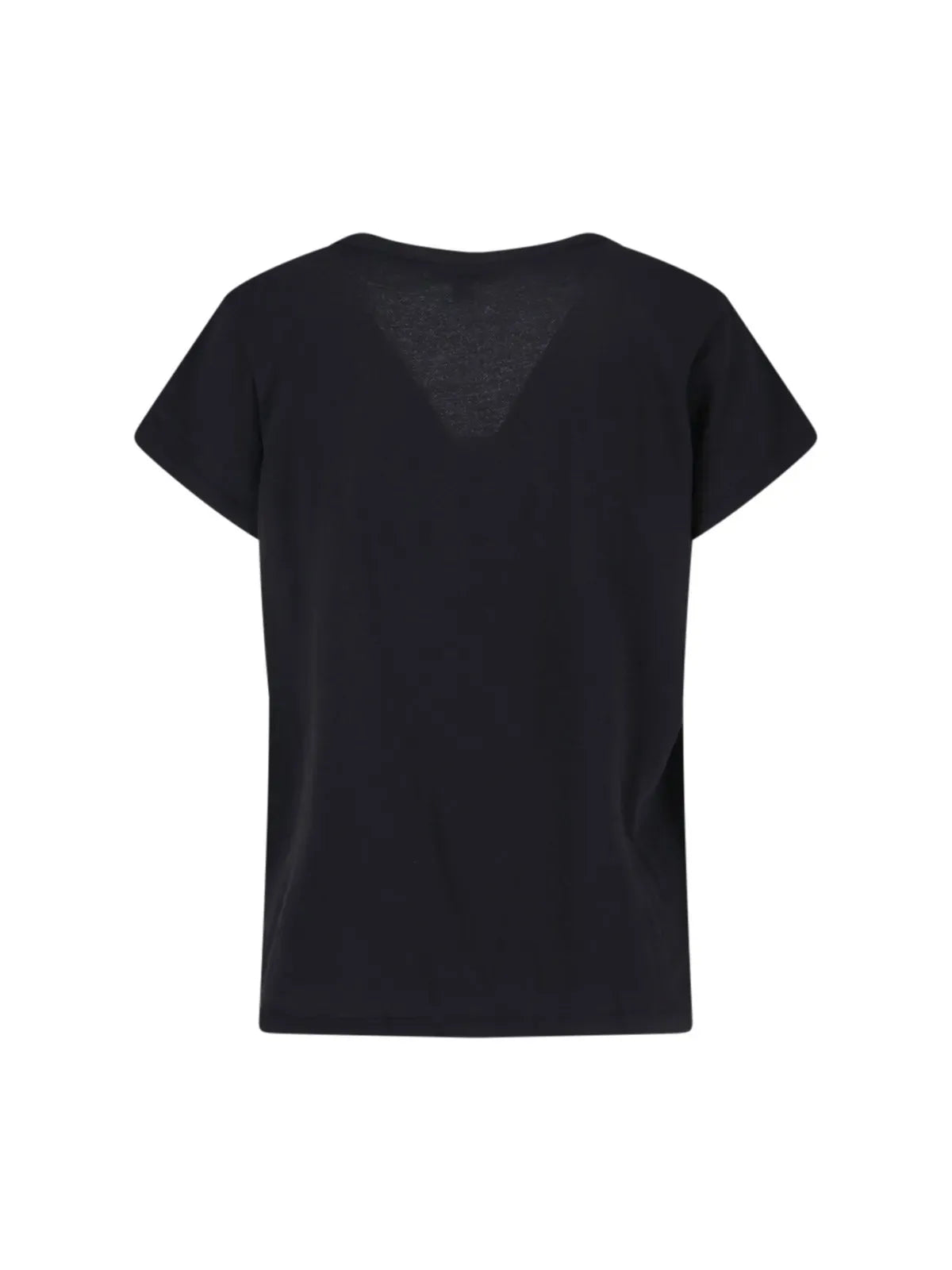 Deep V T-Shirt in Black