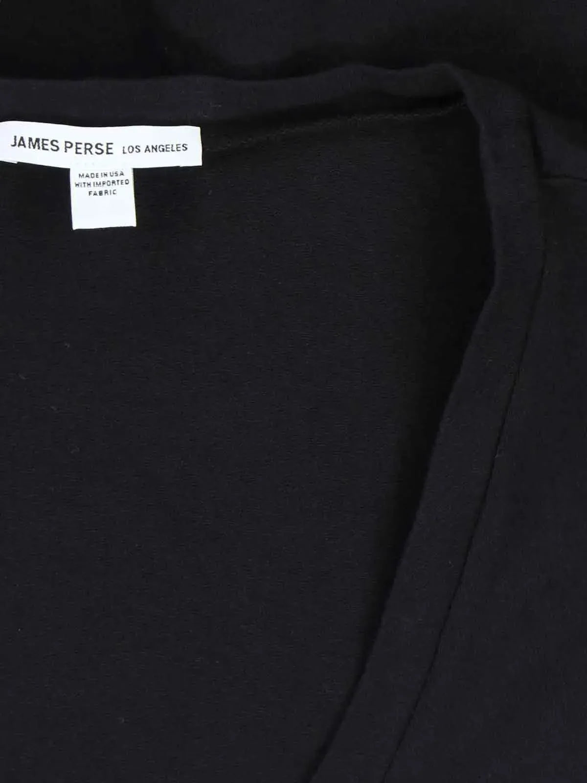 Deep V T-Shirt in Black