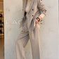 Hose Barrel in Taupe Melange