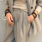Hose Barrel in Taupe Melange