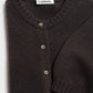 Cardigan Poupette in Cacao Noir