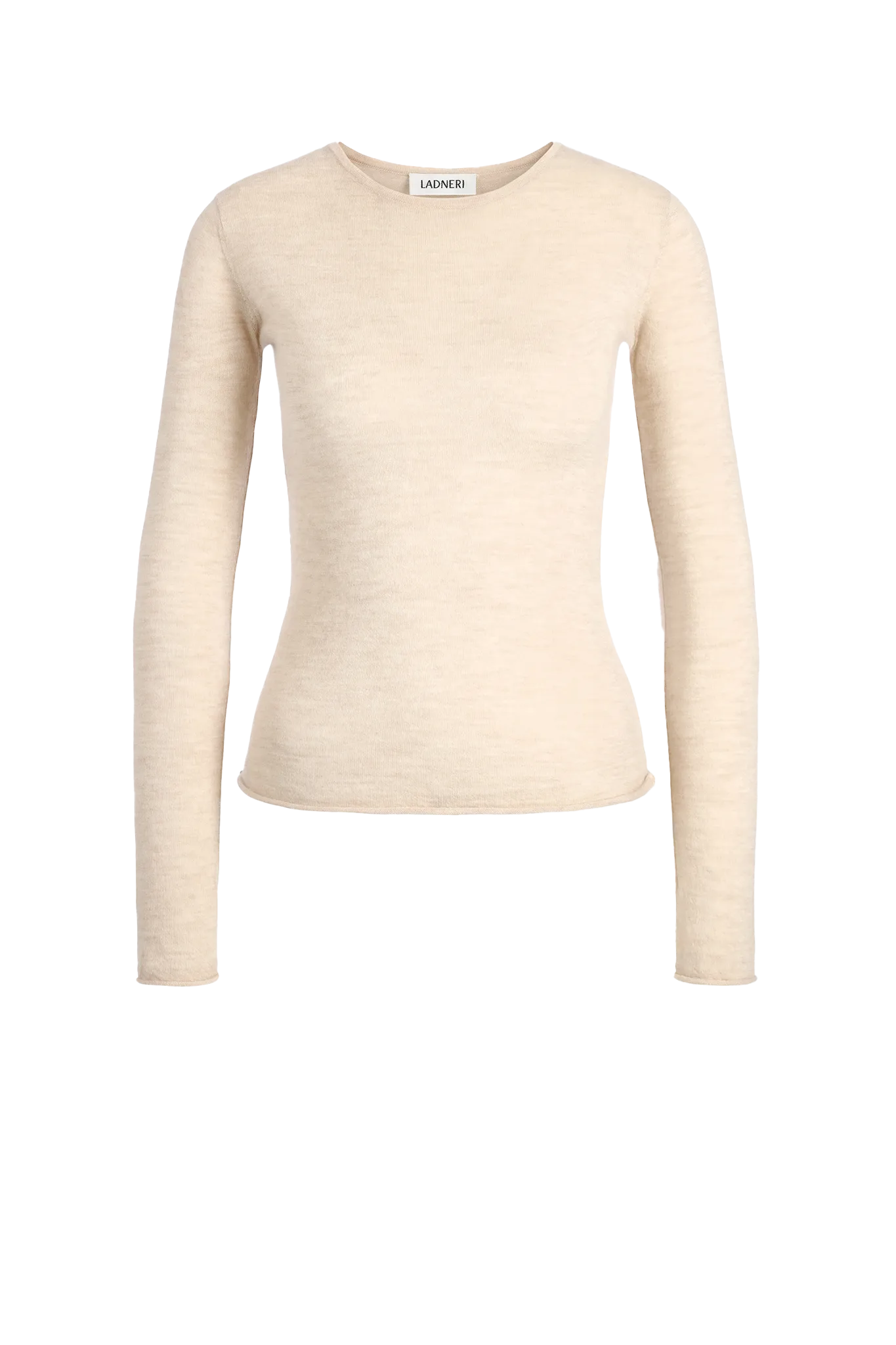 Cashmere Longsleeve Finest in Ivory Glow