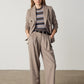 Hose Barrel in Taupe Melange