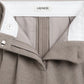 Hose Barrel in Taupe Melange