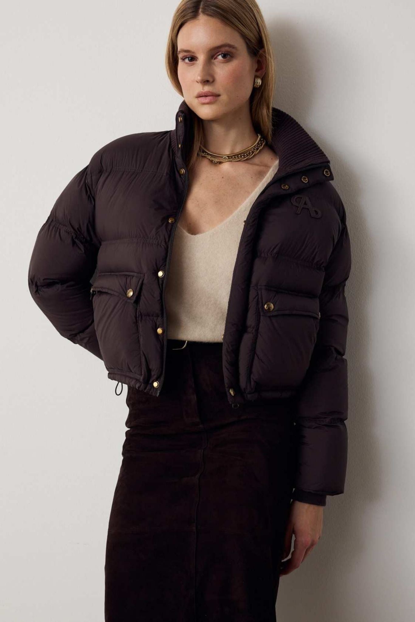Jacke Numa in Dark Brown