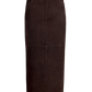 Lederrock Leda in Dark Brown