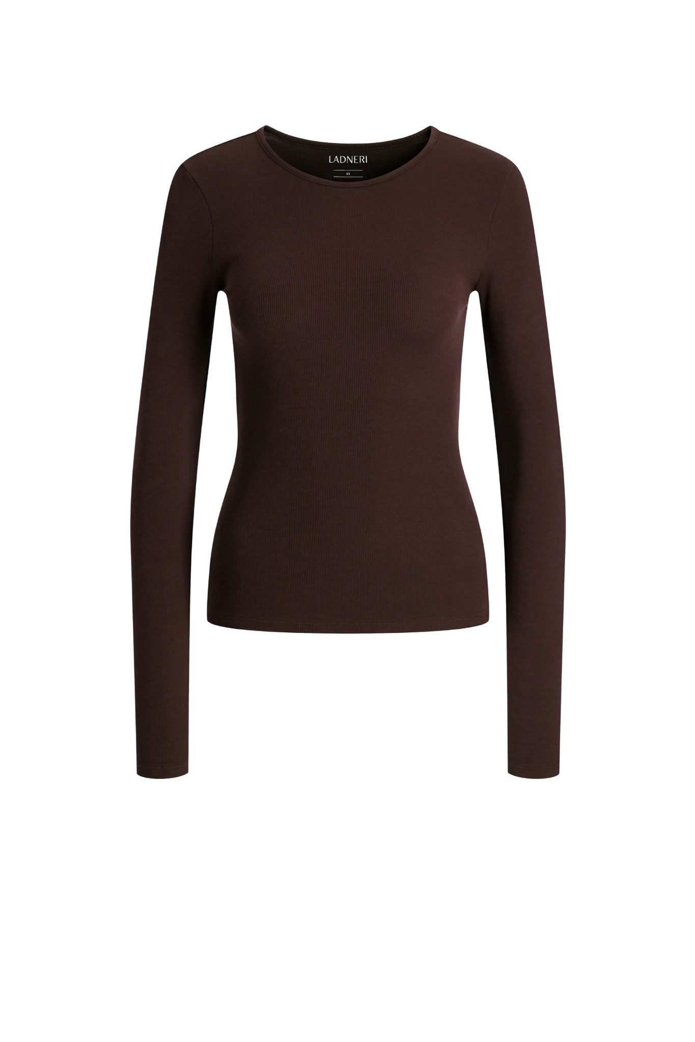 Longsleeve Line in Dark Brown