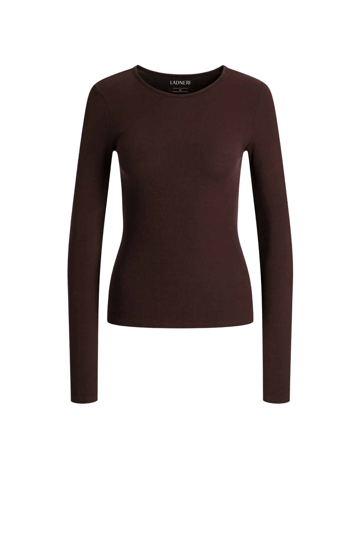 Longsleeve Line in Dark Brown