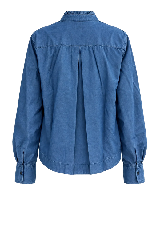 Denim Bluse Emma in Stone