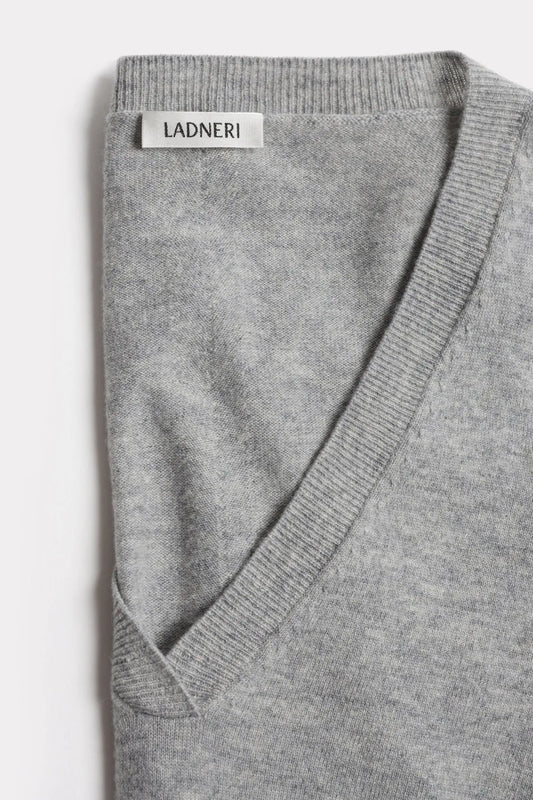 Pullover Pizzo in Light Grey