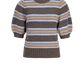 Pullover Poupette in Taupe Striped