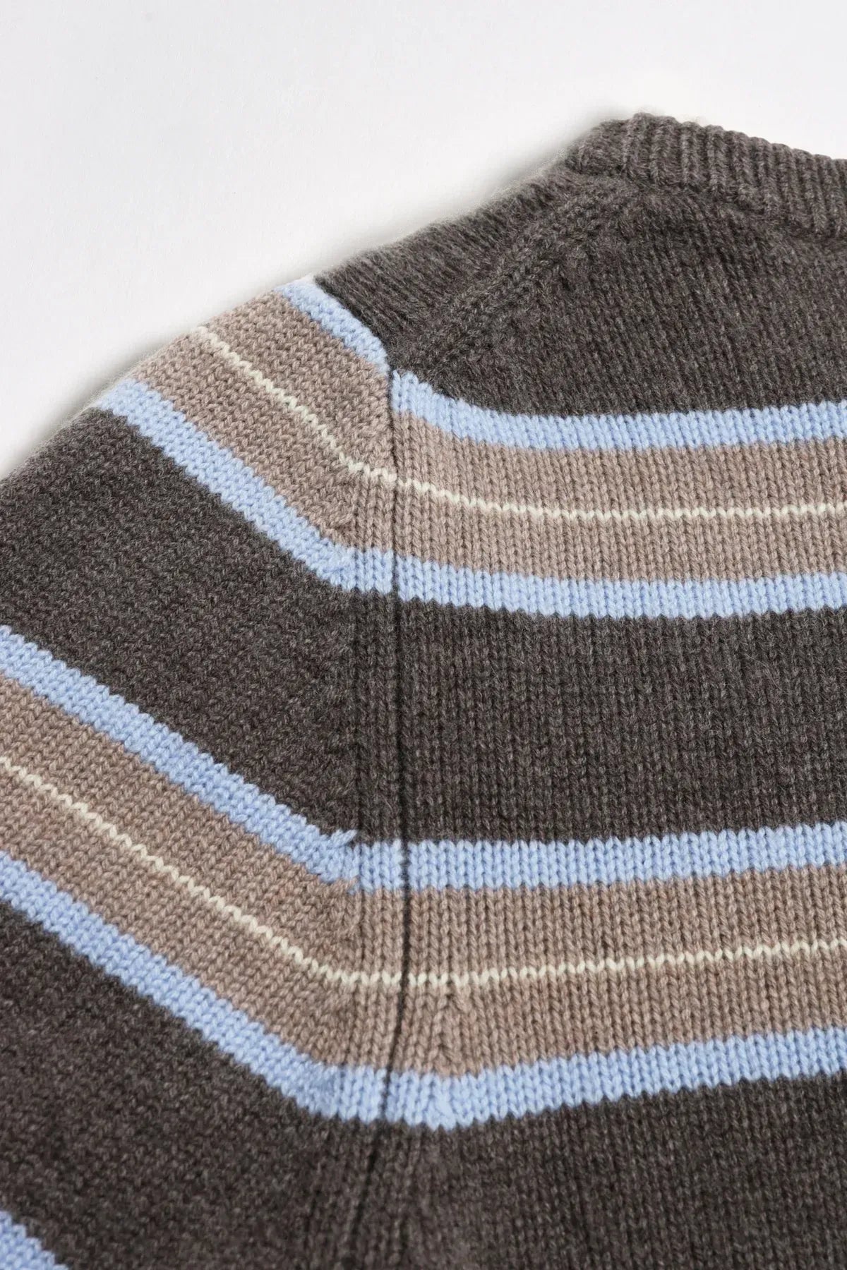 Pullover Poupette in Taupe Striped