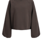 Sweatshirt Marlon in Dark Brown