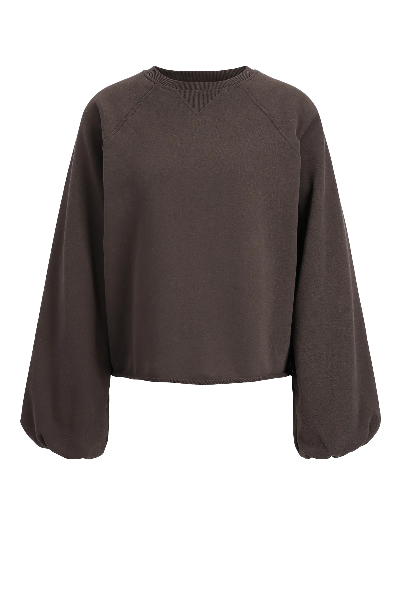 Sweatshirt Marlon in Dark Brown
