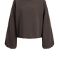 Sweatshirt Marlon in Dark Brown