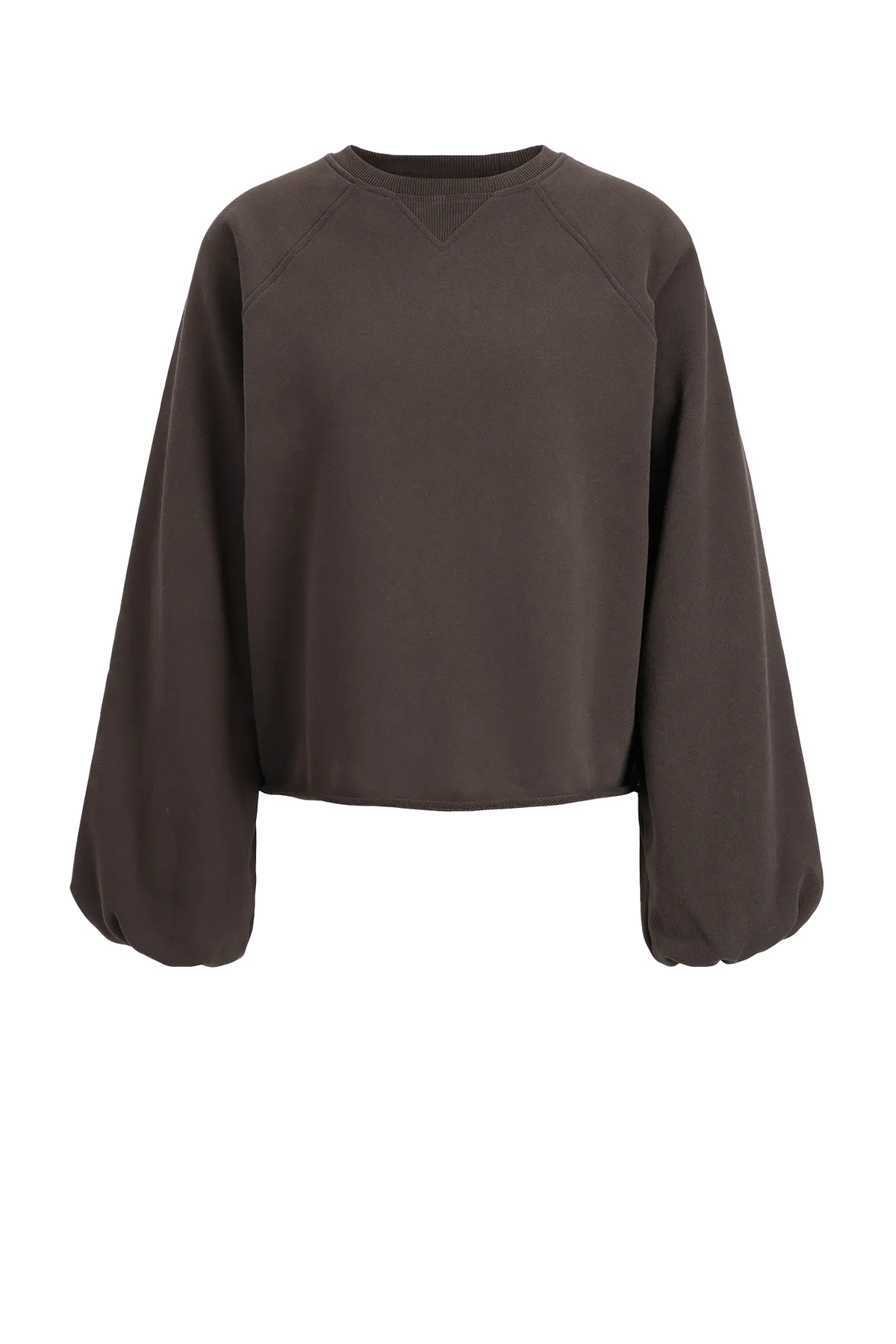 Sweatshirt Marlon in Dark Brown
