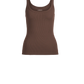 Le Mans Tank Top in Mocha