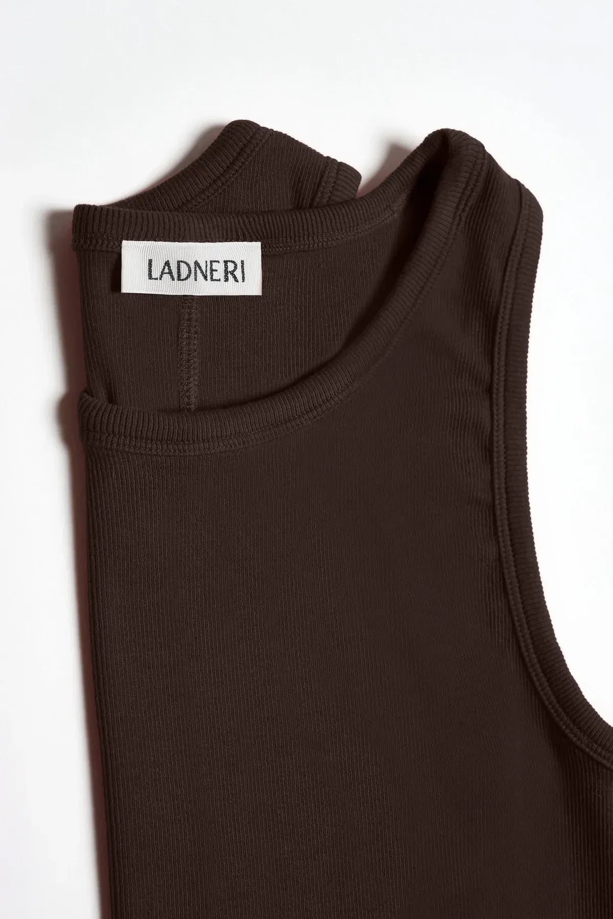 Tank Top La Coeur in Dark Brown