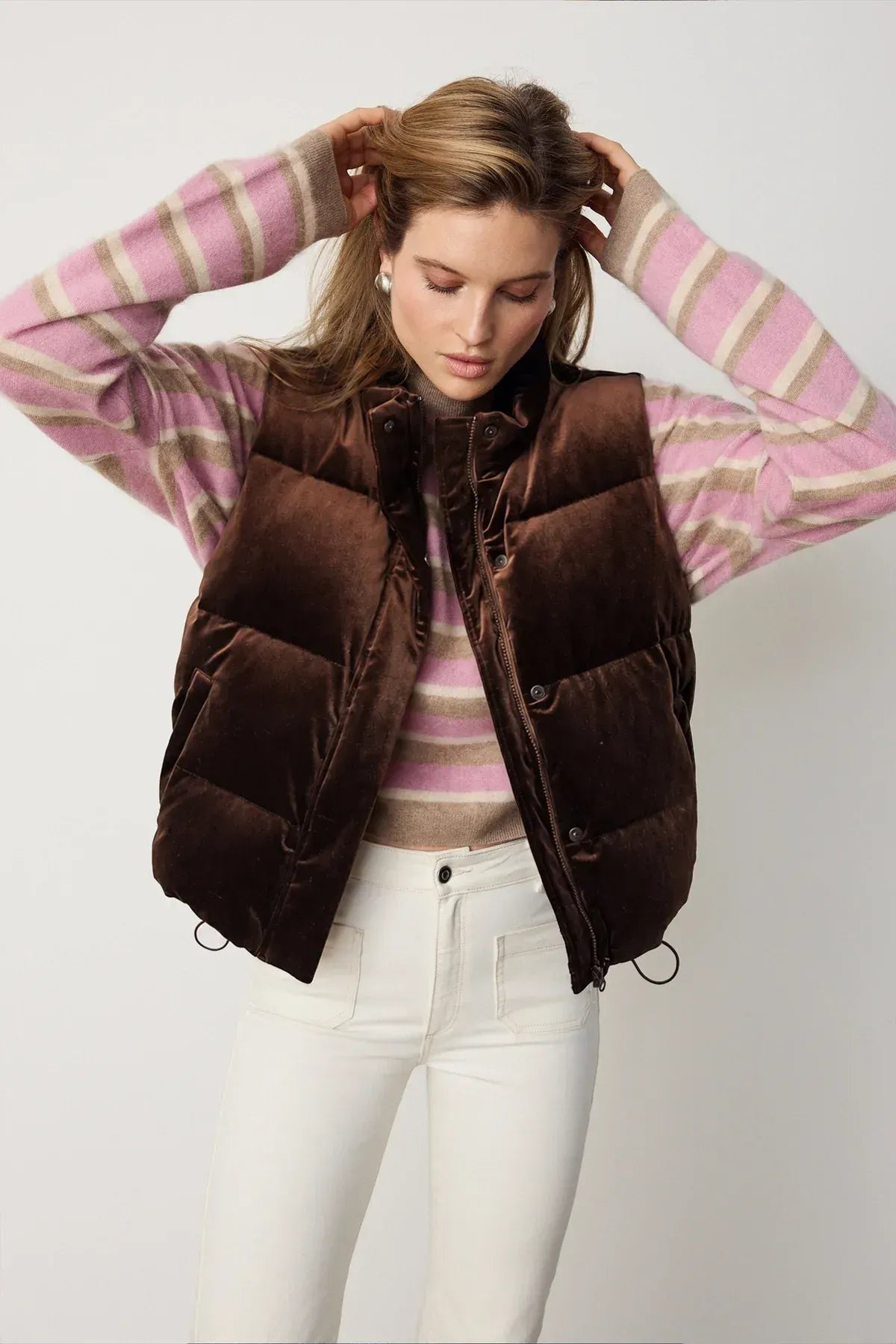 Weste Milano in Brown