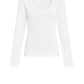 Longsleeve Nando Slim Fit in White