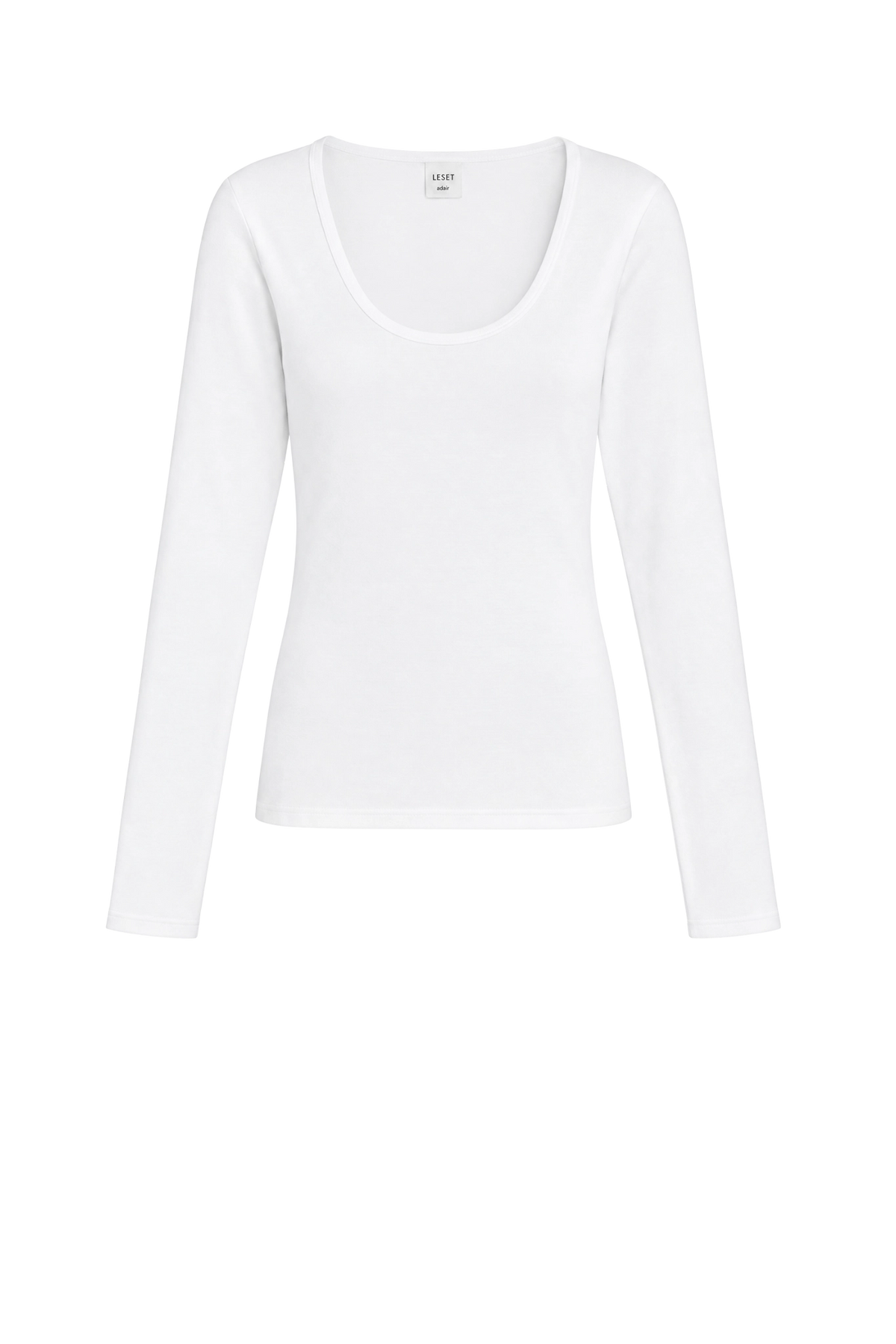 Longsleeve Nando Slim Fit in White
