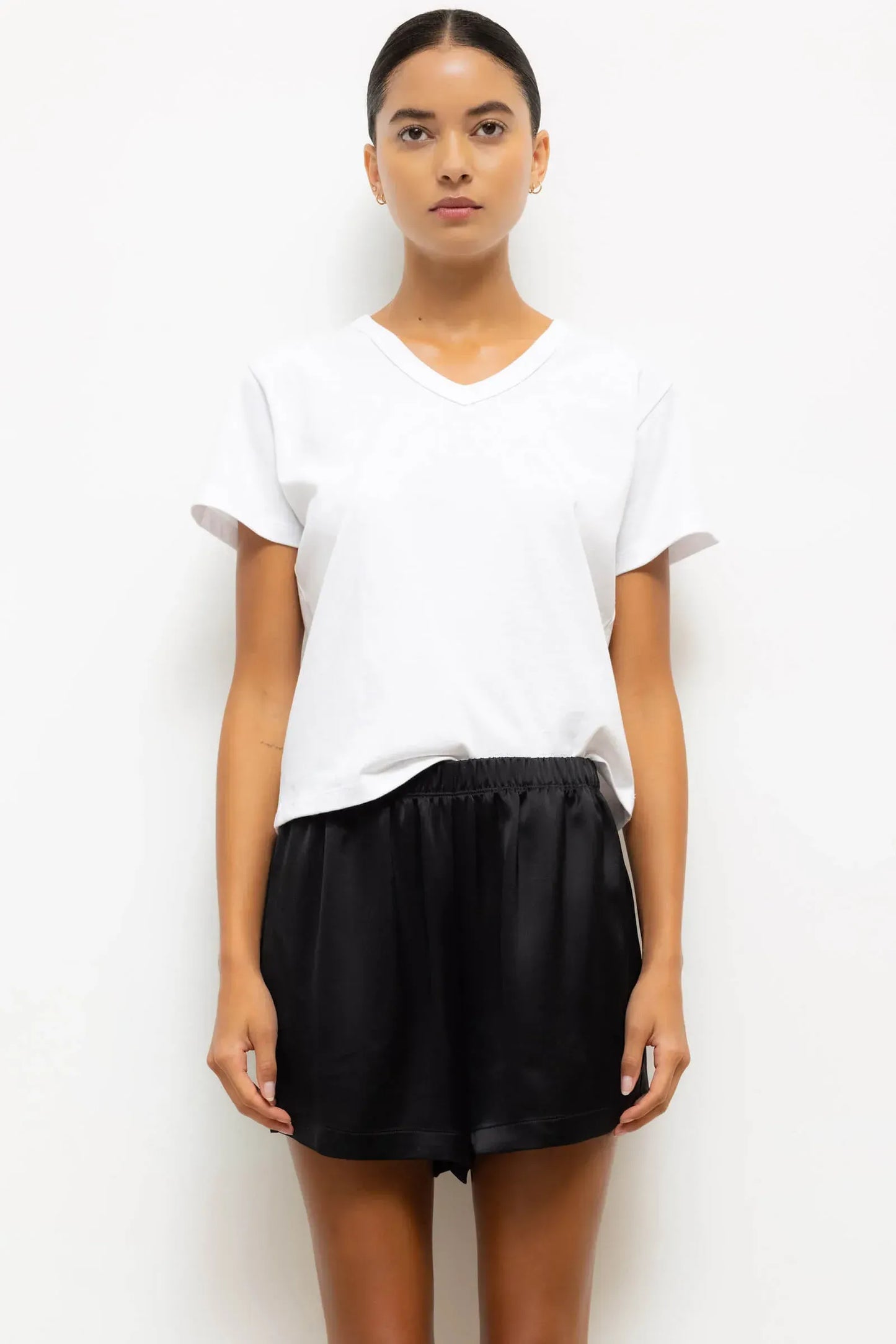 Shirt Margo V Neck in White